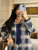 JELLABA FODANE _ À CARREAUX💎