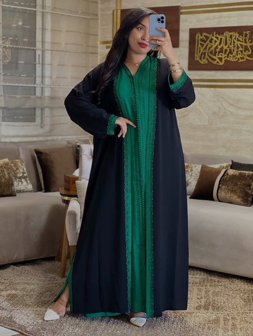 Caftan Élégance Infinie – Deux Pièces✨️