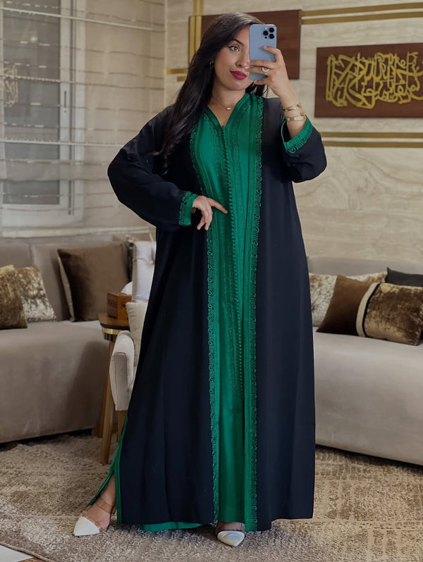 Caftan Élégance Infinie – Deux Pièces✨️