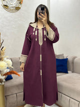 Djellaba Chaleur & Élégance Brodée✨️