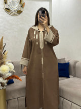 Djellaba Chaleur & Élégance Brodée✨️