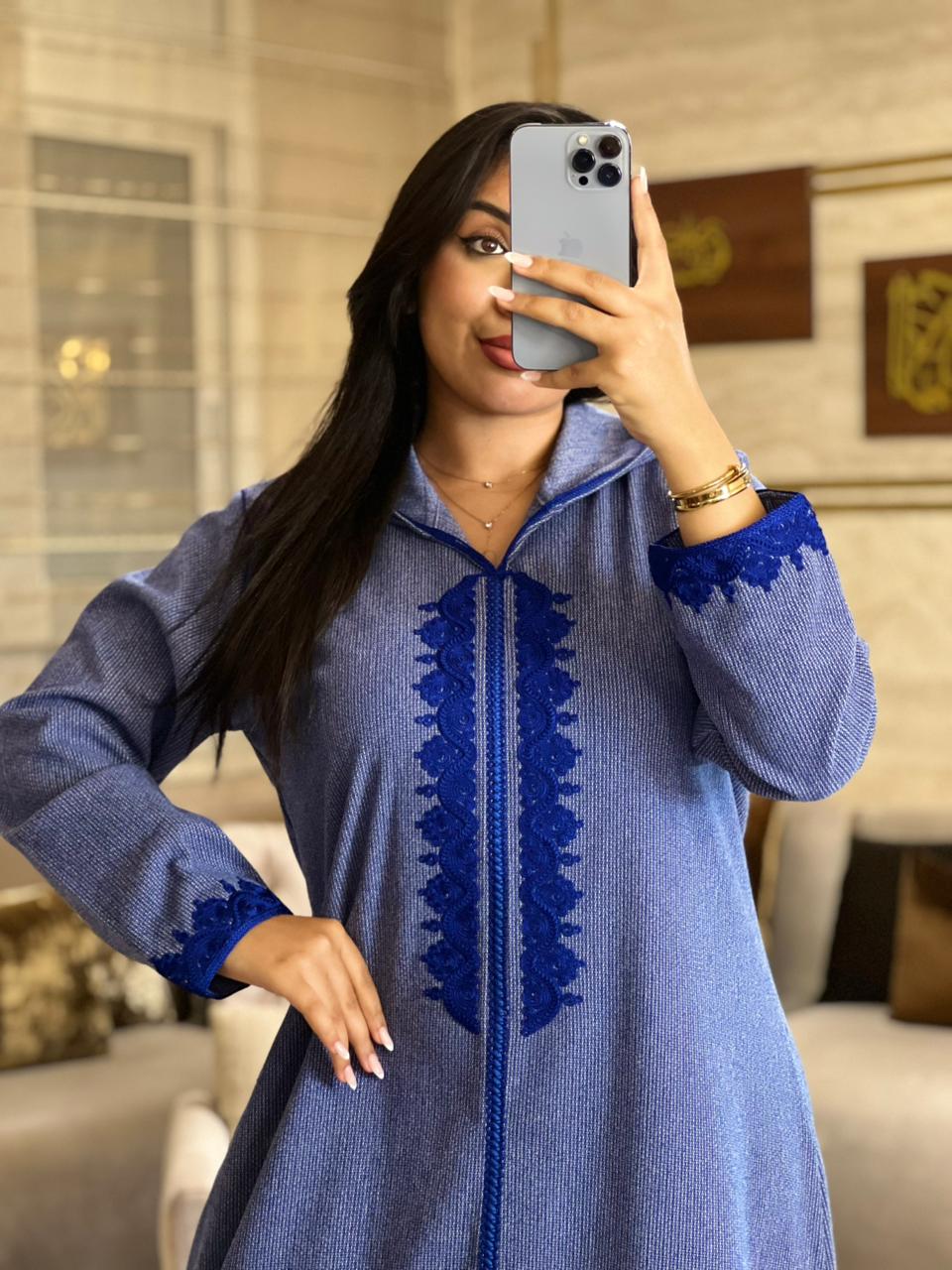 Jellaba Tweed – Élégance Hivernale💎