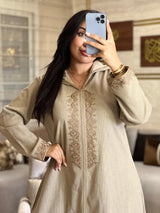 Jellaba Tweed – Élégance Hivernale💎