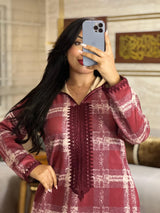 JELLABA FODANE _ À CARREAUX💎