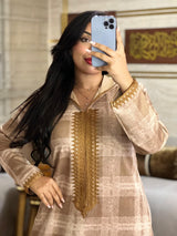 JELLABA FODANE _ À CARREAUX💎