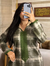 JELLABA FODANE _ À CARREAUX💎